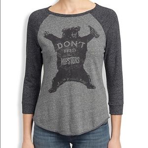 Lucky Brand Don't Feed The Hipsters Shirt